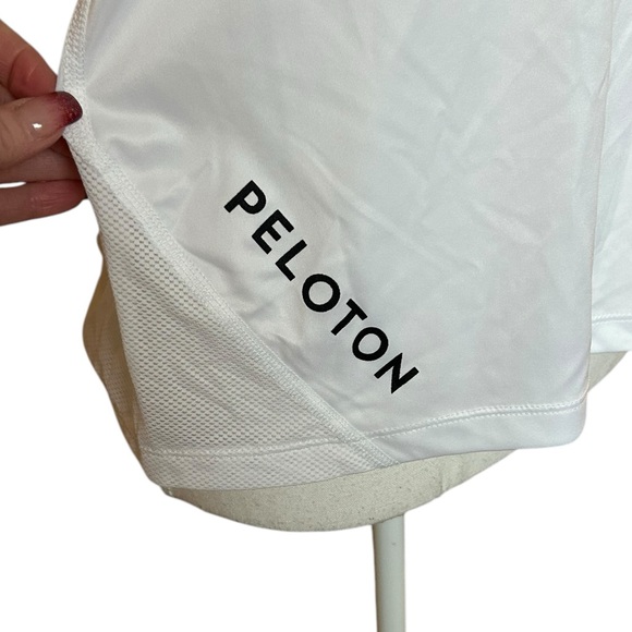 Nike Peloton White Racerback Tank Top w/ Mesh Details S - Picture 4 of 9